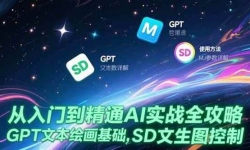 （15309期）从入门到精通AI实战全攻略，GPT文本绘画基础，MJ参数详解，SD文生图控制